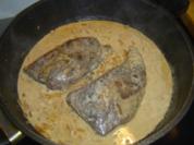 Leber an Calvadossahne - Rezept