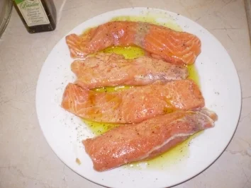 Rezept: Leichte Küche Blattspinat mit Lachs und Reis Bild Nr. 3 Leichte Küche Blattspinat mit Lachs und Reis - Rezept - Bild Nr. 3