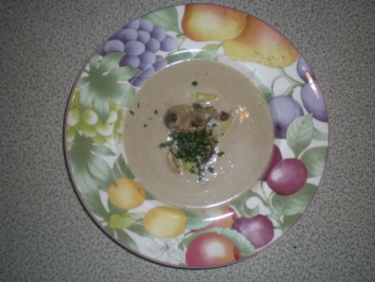 Champignon Creme Suppe - Rezept