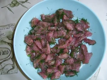 Rezept: Dillgeschnetzteltes an Sahnesauce Bild Nr. 4 Dillgeschnetzteltes an Sahnesauce - Rezept - Bild Nr. 4