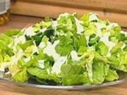 Kopfsalat mit Meerrettichdressing - Rezept