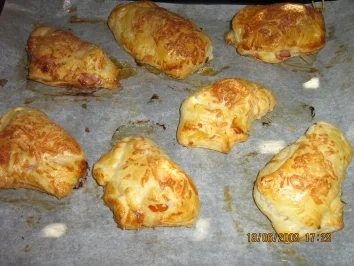 Rezept: Käse-Schinken-Taschen Bild Nr. 5 Käse-Schinken-Taschen - Rezept - Bild Nr. 5
