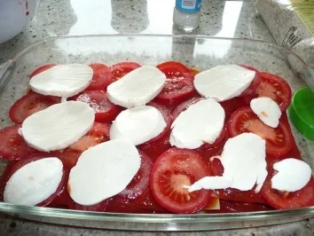 Sommerliche  Tomatenlasagne - Rezept - Bild Nr. 3