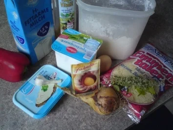 Frischkäse Muffin mit Paprika und Zwiebeln - Rezept - Bild Nr. 2