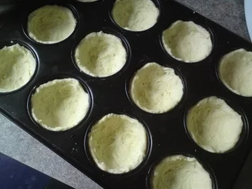 Frischkäse Muffin mit Paprika und Zwiebeln - Rezept - Bild Nr. 6