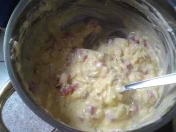 Frischkäse Muffin mit Paprika und Zwiebeln - Rezept - Bild Nr. 7