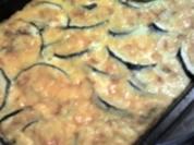 Zucchini-Auflauf mit Eiermilch - Rezept