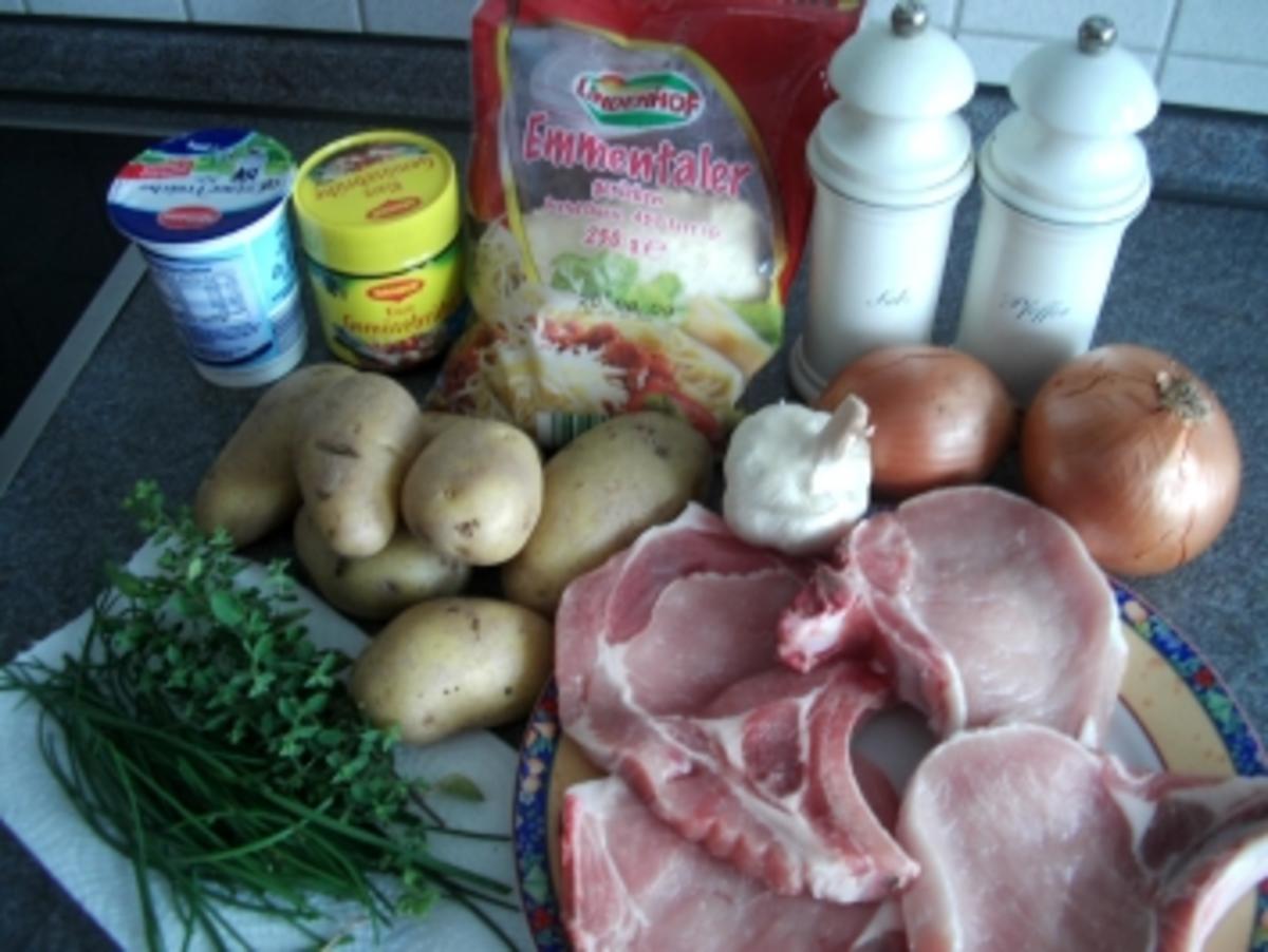 Bilder für Kartoffel - Kotelett - Auflauf - Rezept