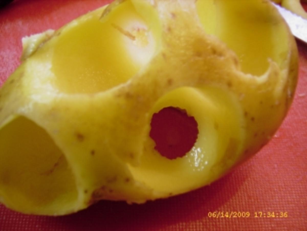 Kartoffelpilze an Minischnitzeln und Rotkraut - Rezept - Bild Nr. 22