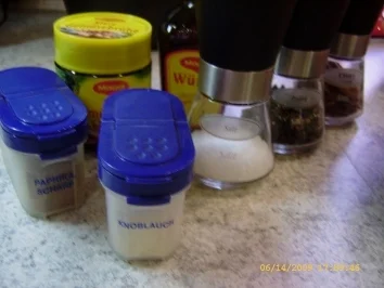 Kartoffelpilze an Minischnitzeln und Rotkraut - Rezept - Bild Nr. 7