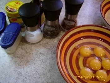 Kartoffelpilze an Minischnitzeln und Rotkraut - Rezept - Bild Nr. 6