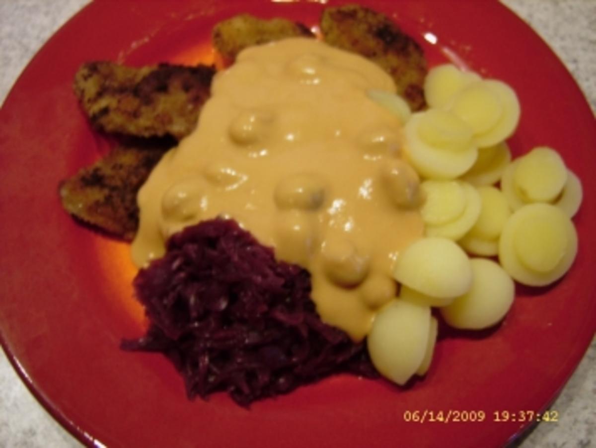 Kartoffelpilze an Minischnitzeln und Rotkraut - Rezept - Bild Nr. 31