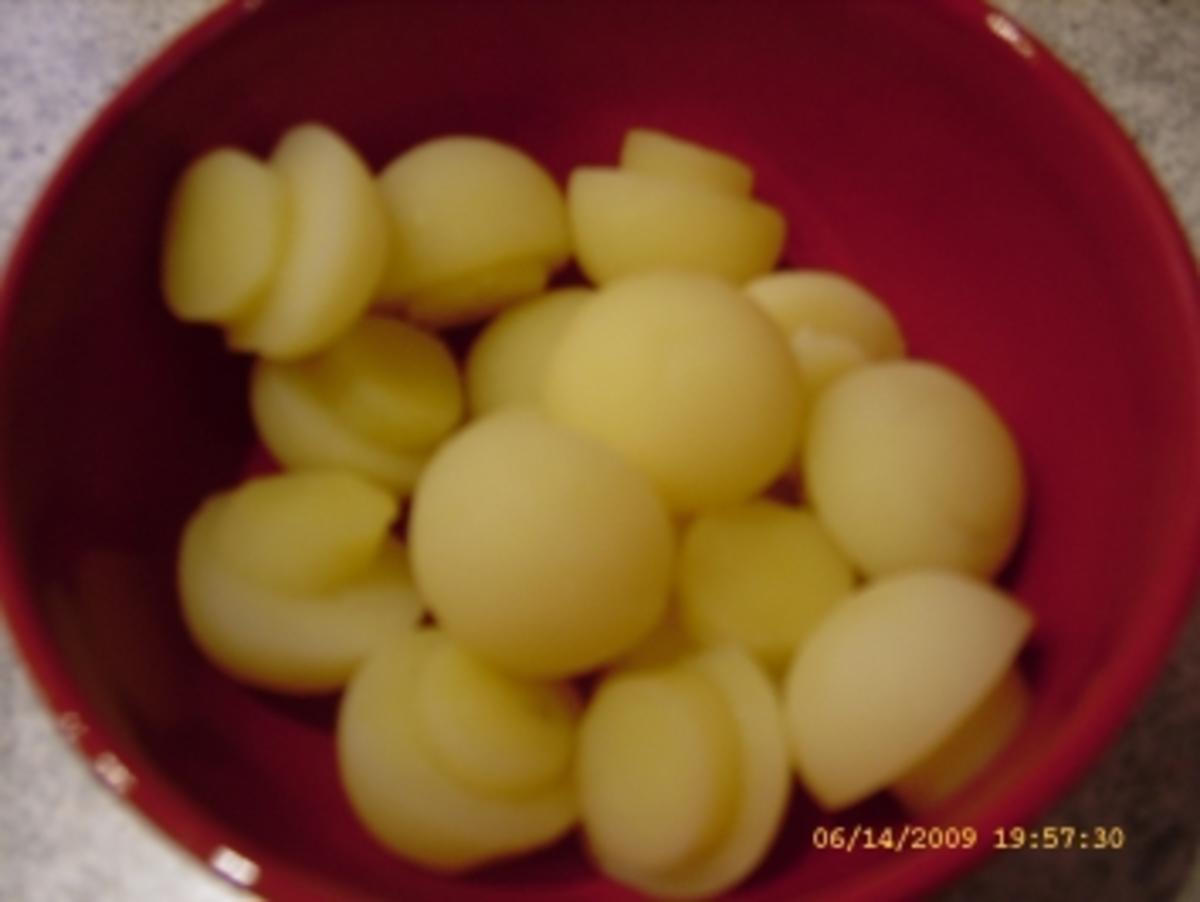 Kartoffelpilze an Minischnitzeln und Rotkraut - Rezept - Bild Nr. 35