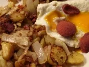 Schnelle Schmorkartoffeln mit Zwiebeln - Rezept