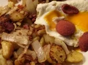 Rezept: Schnelle Schmorkartoffeln mit Zwiebeln Schnelle Schmorkartoffeln mit Zwiebeln - Rezept