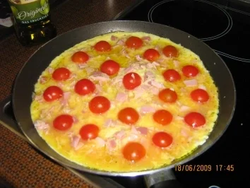 Herzhafte Eierpfanne mit Tomätchen - Rezept - Bild Nr. 5