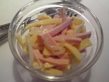 Käse-Wurst--Salat - Rezept