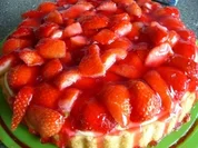 Torte : Erdbeertorte   schnelle - Rezept