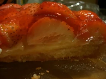 Rezept: Torte : Erdbeertorte schnelle Bild Nr. 2 Torte : Erdbeertorte schnelle - Rezept - Bild Nr. 2