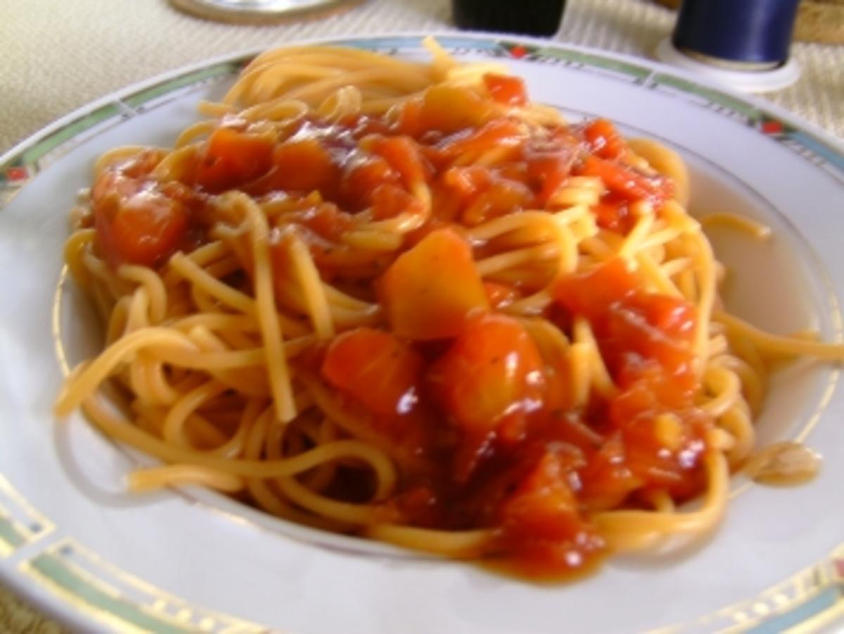 scharfe Spaghetti - Rezept - Bild Nr. 5