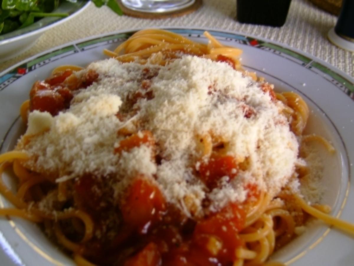 scharfe Spaghetti - Rezept