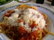 scharfe Spaghetti - Rezept