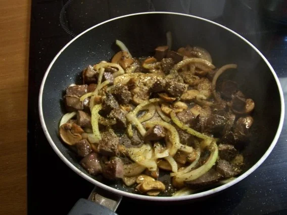 Champignon-Leber-Pfanne - Rezept - Bild Nr. 2