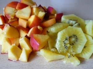 Pfirsich-Kiwi-Marmelade mit echter Bourbonvanille - Rezept - Bild Nr. 3