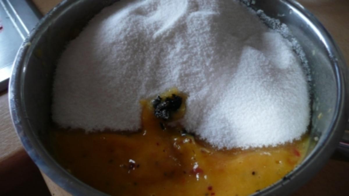 Pfirsich-Kiwi-Marmelade mit echter Bourbonvanille - Rezept - Bild Nr. 6