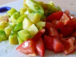 Rezept: Fussili mit Käse-Kräuter-Tomaten-Sosse Bild Nr. 7 Fussili mit Käse-Kräuter-Tomaten-Sosse - Rezept - Bild Nr. 7