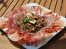 Schinken-Carpaccio mit Feigensauce - Rezept
