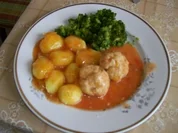 Hackbällchen in pikanter Tomatensose - Rezept