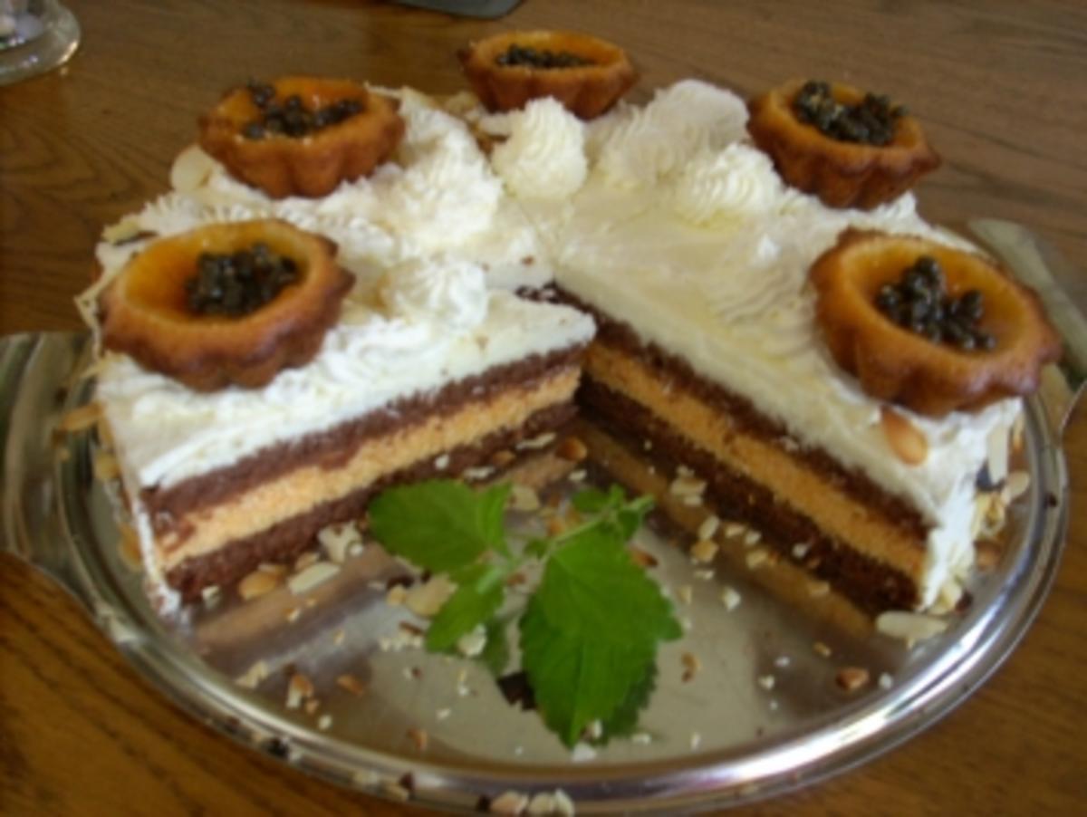 Gefüllte Maracuja-Torte mit Weißweincreme - Rezept - Bild Nr. 2