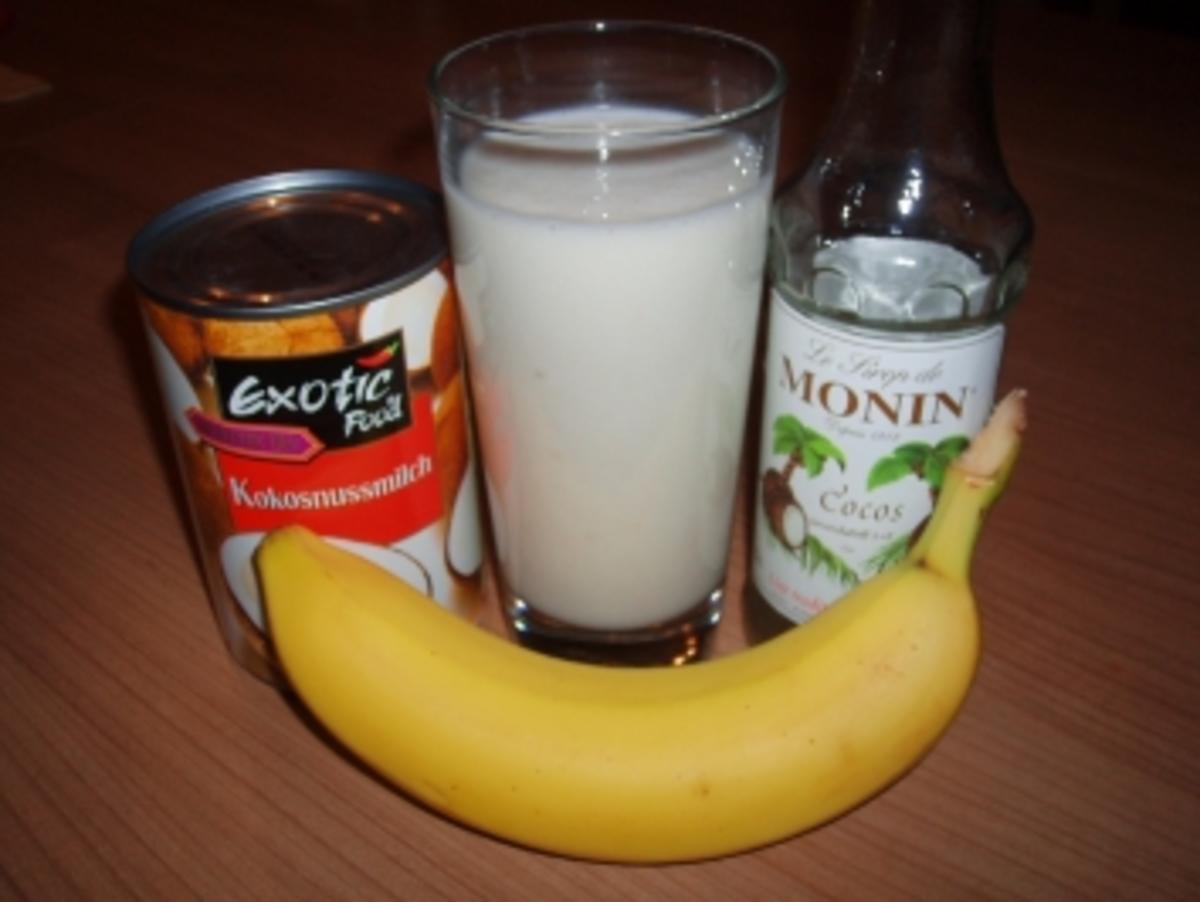 Bananen-Kokos-Shake - Rezept mit Bild - kochbar.de