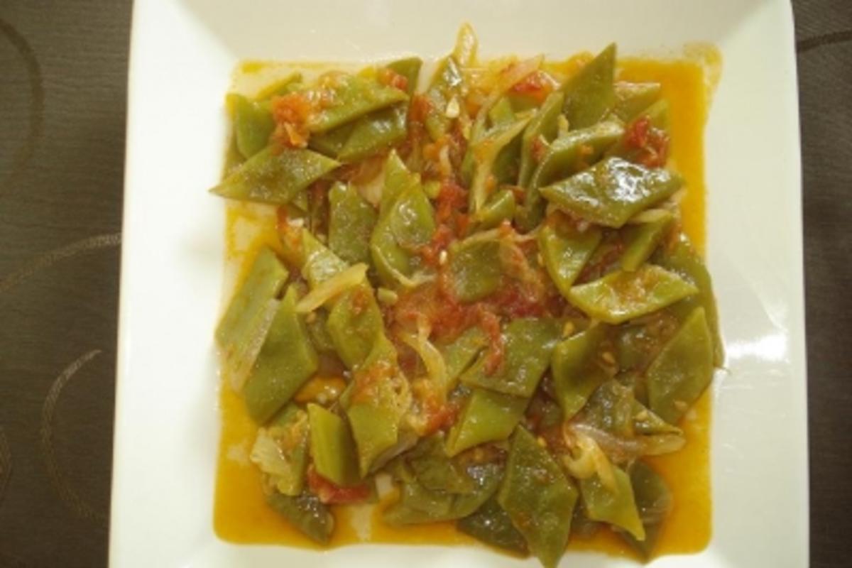 Grüne Bohnen mit Tomatensoße - Rezept - Bild Nr. 2