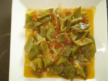 Grüne Bohnen mit Tomatensoße - Rezept - Bild Nr. 2