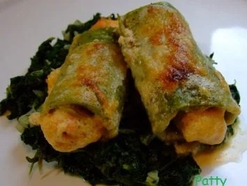 Rezept: Überbackener Lachs im Lasagneblatt Überbackener Lachs im Lasagneblatt - Rezept