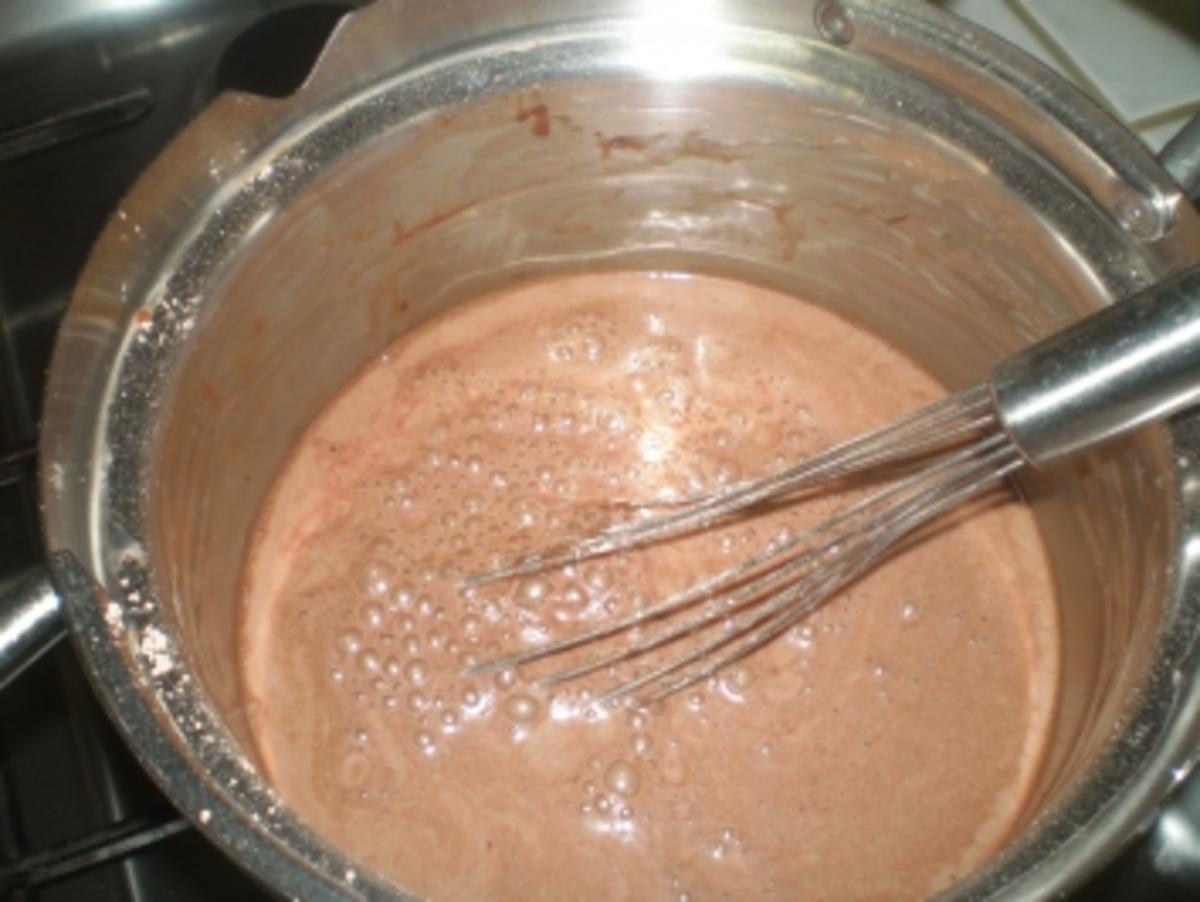 Erdbeerkuchen mit Schokoladenpudding - Rezept - Bild Nr. 3