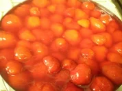 Erdbeerkuchen mit Schokoladenpudding - Rezept