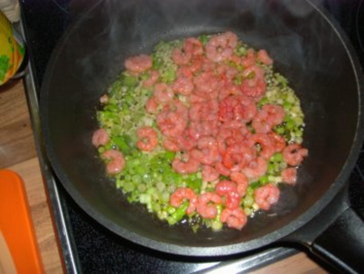 Spaghetti mit Garnelen - Rezept By FaulerHund