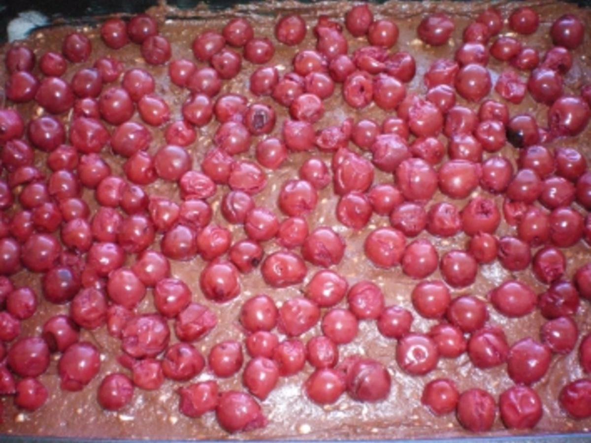 Kirsch Quark Kuchen - schnell &amp; einfach - 257 kcal/100g