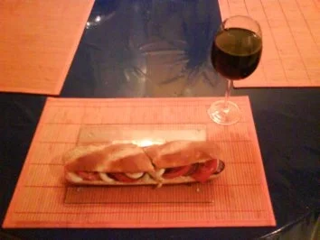 Abendbrot: Ei-Tomate-Baguette - Rezept