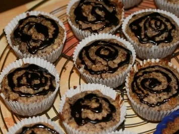 Schoko Bananen Haselnuss Muffin - Rezept - Bild Nr. 8