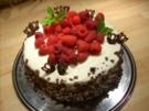 Himbeer-Streifen-Torte - Rezept