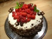 Himbeer-Streifen-Torte - Rezept