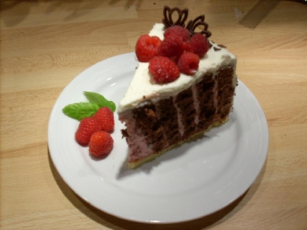 Himbeer-Streifen-Torte - Rezept - Bild Nr. 4