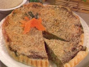 erster gang crostata di coniglio e verdura - Rezept