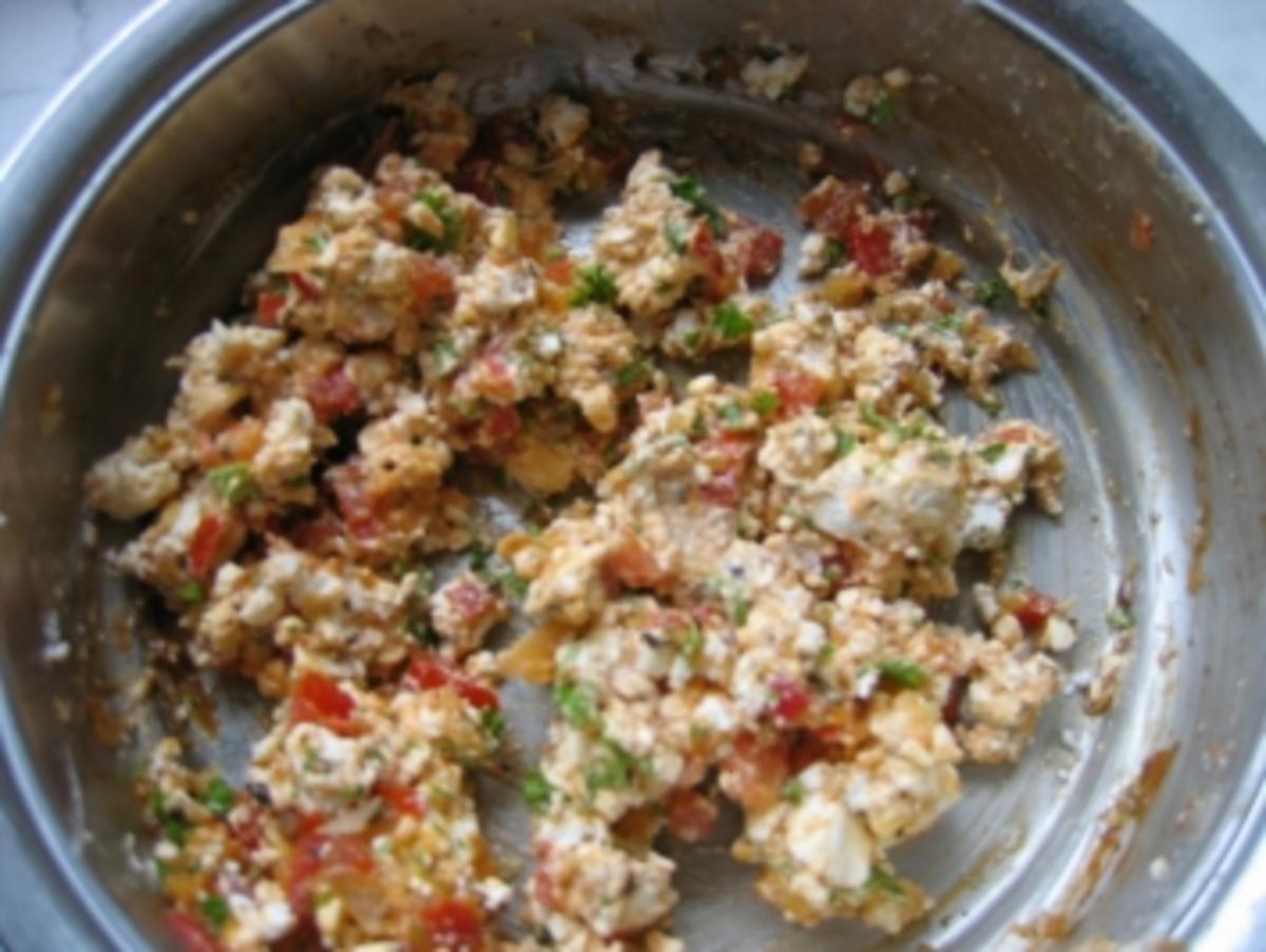 Paprika gefüllt mit Schafskäse - Rezept - Bild Nr. 3