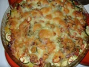 Karoffelpizza bunt belegt - Rezept