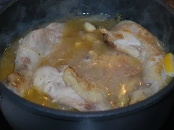 Zitronen-Knoblauch-Huhn - Rezept - Bild Nr. 2